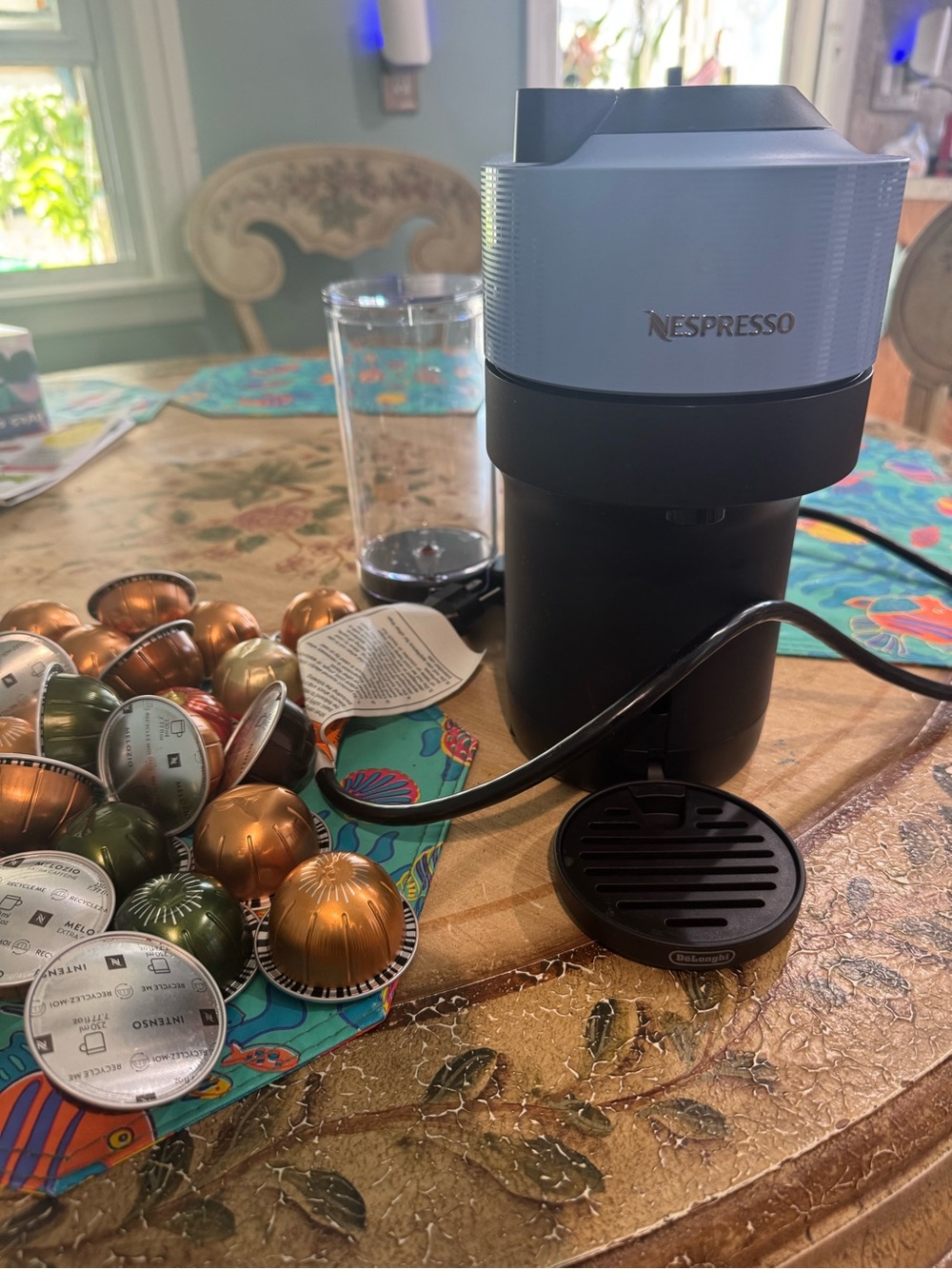 NESPRESSO VERTUO PRE-owned. Clean. Works Perfectly. Includes Pods!
